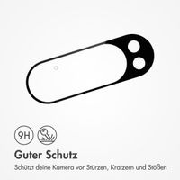 imoshion Kameraprotektor aus Glas 2er-Pack für das Google Pixel 9 Pro - Schwarz