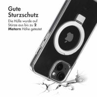 Accezz Ring Stand Backcover mit MagSafe Apple iPhone 14 - Transparent