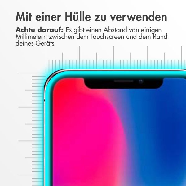Accezz Displayschutz 2er-pack aus gehärtetem Glas Apple iPhone 11 Pro / Xs / X