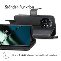 imoshion Luxuriöse Klapphülle OnePlus 11 - Schwarz