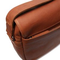 The Chesterfield Brand Richard Laptoptasche 15-15.6 Zoll - Umhängetasche - Echtes Leder - Cognac