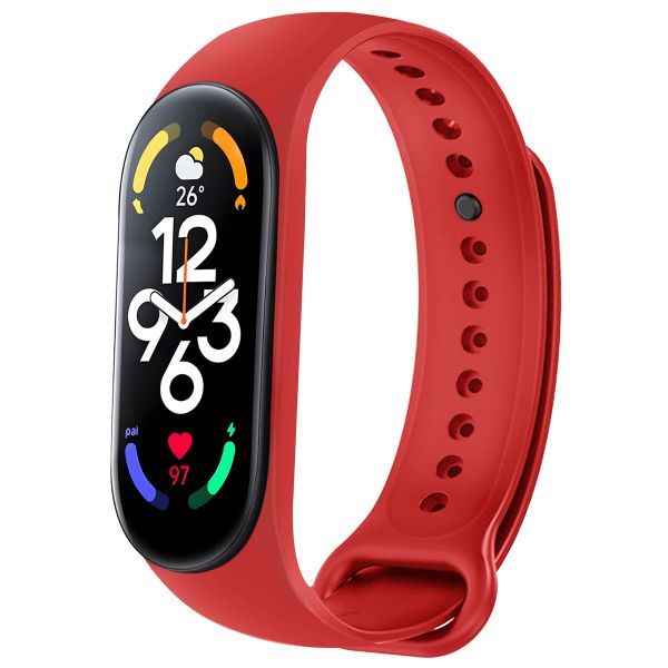 imoshion Silikon Sportarmband für Xiaomi Mi Band 7 - Rot