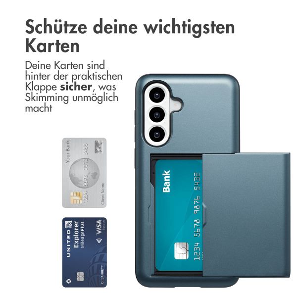 imoshion Backcover mit Kartenfach Samsung Galaxy A36 / A56 - Dunkelblau