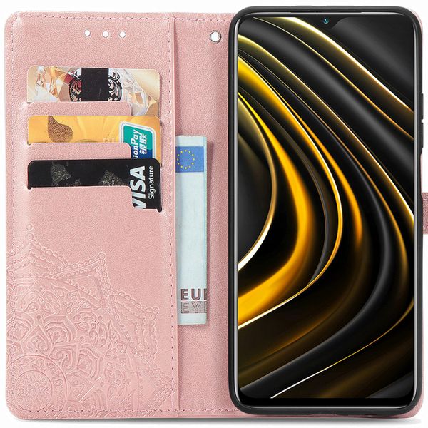 imoshion Mandala Klapphülle Xiaomi Poco M3 - Roségold