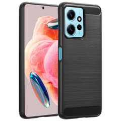 imoshion Brushed Back Cover Xiaomi Redmi Note 12 (4G) - Schwarz