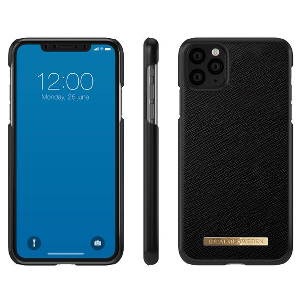 iDeal of Sweden Saffiano Backcover Schwarz für das iPhone 11 Pro Max