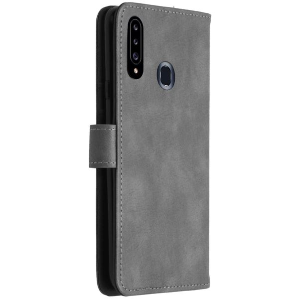 imoshion Luxuriöse Klapphülle Samsung Galaxy A20s - Grau