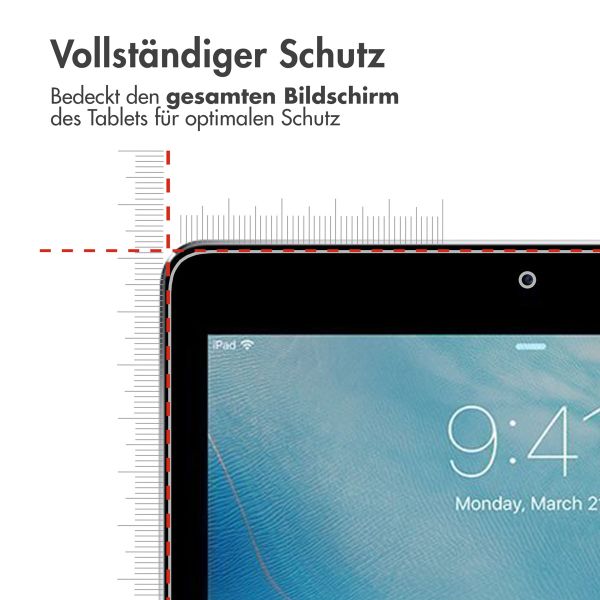 imoshion Displayschutz aus gehärtetem Glas Apple iPad 6 (2018) 9.7 Zoll / iPad 5 (2017) 9.7 Zoll / Air 2 (2014)/Air 1 (2013)