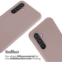 imoshion Silikonhülle mit Band für das Samsung Galaxy S23 FE - Sand Pink