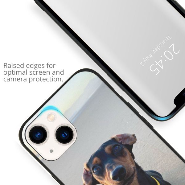 Gestalte deine eigene Apple iPhone 14 Gel Hülle - Schwarz