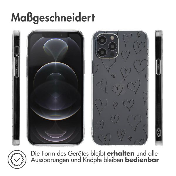 imoshion Design Hülle für das iPhone 12 (Pro) - Hearts