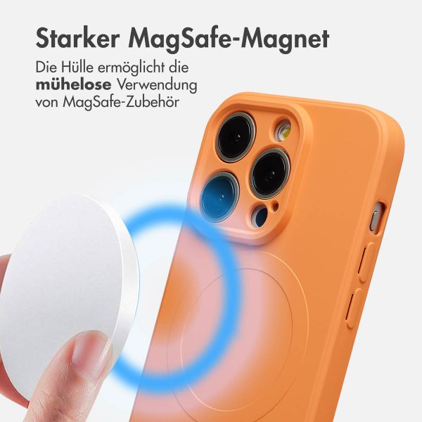 imoshion Color Back Cover mit MagSafe Apple iPhone 14 Pro - Neon Orange