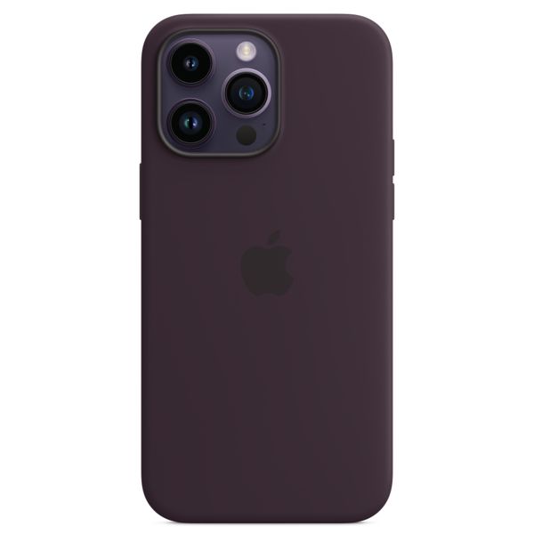 Apple Silikon-Case MagSafe für das Apple iPhone 14 Pro Max - Elderberry