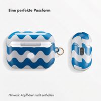 Selencia Vivid Case  Apple AirPods Pro 2 - Wave Vibes Classic Blue