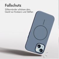 imoshion Color Backcover mit Thin MagSafe Ring Apple iPhone 15 - Dunkelblau