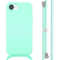 imoshion Silikonhülle mit Band Apple iPhone 16e - Mintgrün