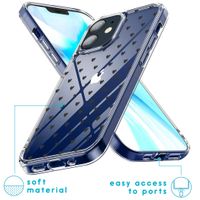 imoshion Design Hülle Apple iPhone 12 Mini - Hearts All Over Black