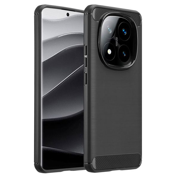 imoshion Brushed Back Cover Xiaomi Redmi Note 14 Pro Plus (5G) - Schwarz