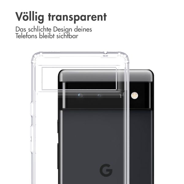 imoshion ﻿Back Cover mit Ständer für das Google Pixel 6a - Transparent