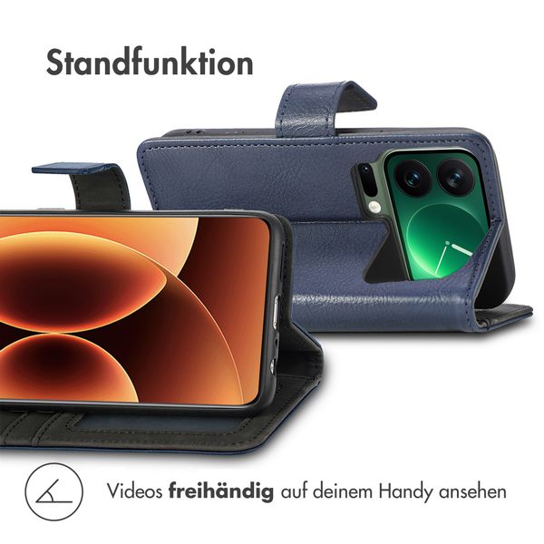 imoshion Luxuriöse Klapphülle Xiaomi 17 Pro Max - Dunkelblau