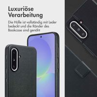 Accezz 2-in-1 Klapphülle aus Leder mit MagSafe Samsung Galaxy A36 / A56 - Onyx Black
