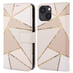 imoshion Design Klapphülle iPhone 13 - Beige Graphic