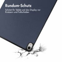 imoshion Trifold Klapphülle für das iPad Air 11 Zoll (2024) M2 / Air 5 (2022) / Air 4 (2020) - Dunkelblau