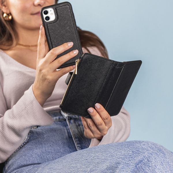 imoshion Luxuriöse Portemonnaie-Klapphülle Samsung Galaxy A42 - Schwarz