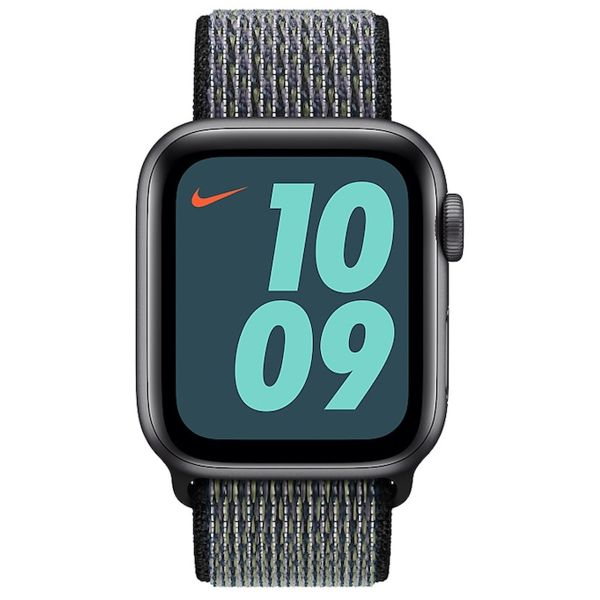 Apple Nike Sport Loop Band für Apple Watch Series 1-9 / SE - 38/40/41 mm / Series 10 - 42 mm - Indigo / Lime Blast