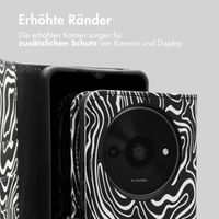 imoshion Design Klapphülle Xiaomi Redmi A3 - Black And White