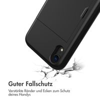 imoshion Backcover mit Kartenfach für das iPhone Xr - Schwarz