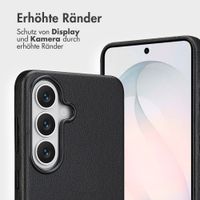 Accezz 2-in-1 Klapphülle aus Leder mit MagSafe Samsung Galaxy S26 - Onyx Black