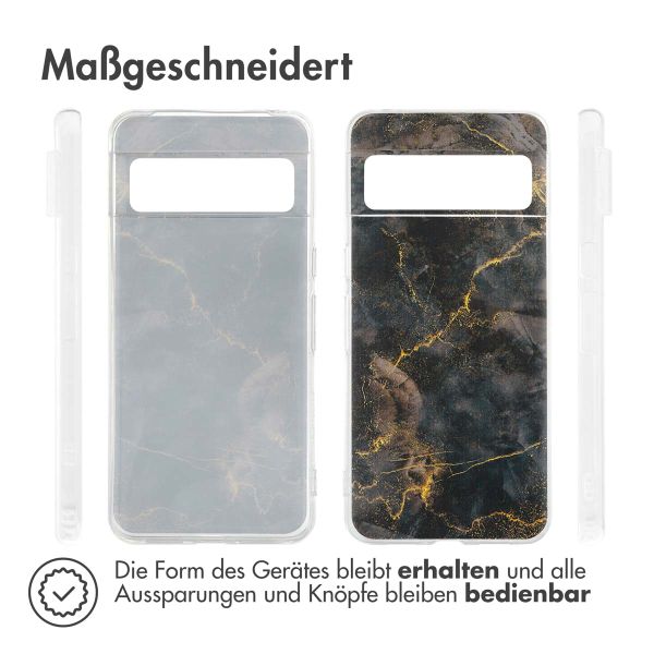 imoshion Design Hülle für das Google Pixel 8 Pro - Black Marble