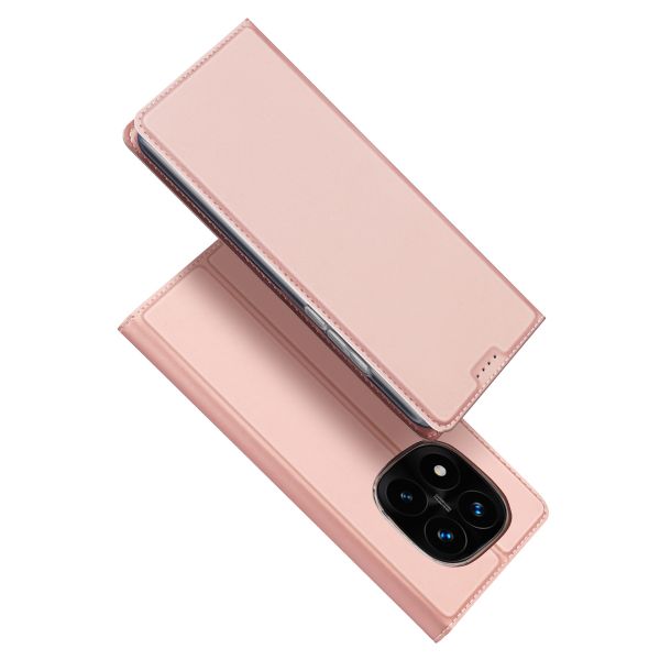 Dux Ducis Slim TPU Klapphülle für das Xiaomi Redmi Note 14 Pro Plus (5G) - Rose Gold