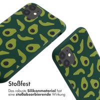 imoshion Silikonhülle design mit Band für das iPhone 11 - Avocado Green