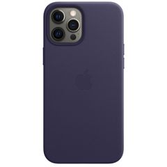 Apple Leder-Case MagSafe für Apple iPhone 12 Pro Max - Deep Violet