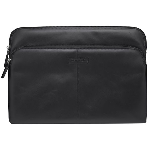 dbramante1928 Skagen Pro+ Sleeve - Laptop Hülle 14 Zoll - Laptop Sleeve - Echtes Leder - MacBook Pro 14 Zoll - Black