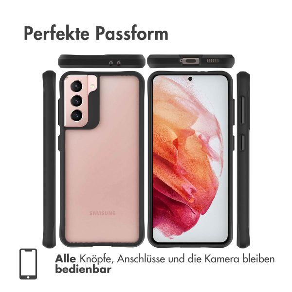 imoshion Rugged Hybrid Case Samsung Galaxy S21 - Schwarz