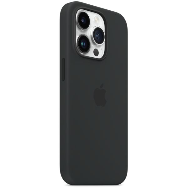 Apple Silikon-Case MagSafe für das Apple iPhone 14 Pro - Midnight