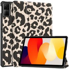 imoshion Design Trifold Klaphülle Xiaomi Redmi Pad SE - Leopard