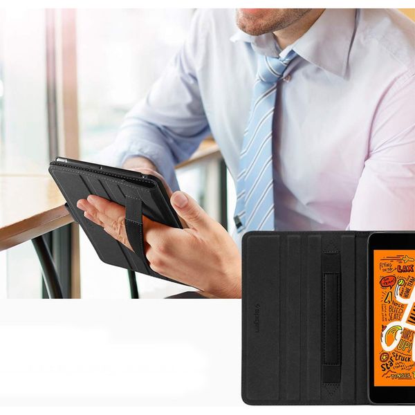 Spigen Stand Folio Klapphülle Schwarz für das iPad Mini 5 (2019) / Mini 4 (2015)