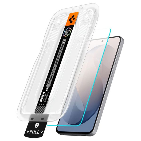 Spigen GLAStR Fit Displayschutzfolie 2er-Pack + Applicator Samsung Galaxy S26 FE