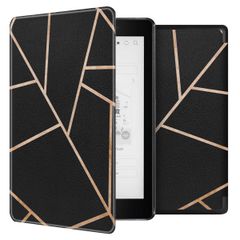 imoshion Design Slim Hard Case Klapphülle Kobo Aura One - Black Graphic
