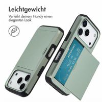 imoshion Backcover mit Kartenfach Apple iPhone 18 Pro / 17 Pro - Grün