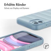 imoshion EasyGrip Back Cover für das iPhone 11 - Hellblau