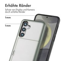 imoshion ﻿Backcover mit Kartenfach für das Samsung Galaxy S25 - Grün