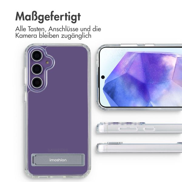 imoshion Back Cover mit Ständer Samsung Galaxy A55 - Transparent