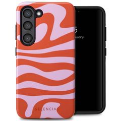 Selencia Vivid Back Cover Samsung Galaxy S23 - Dream Swirl Pink
