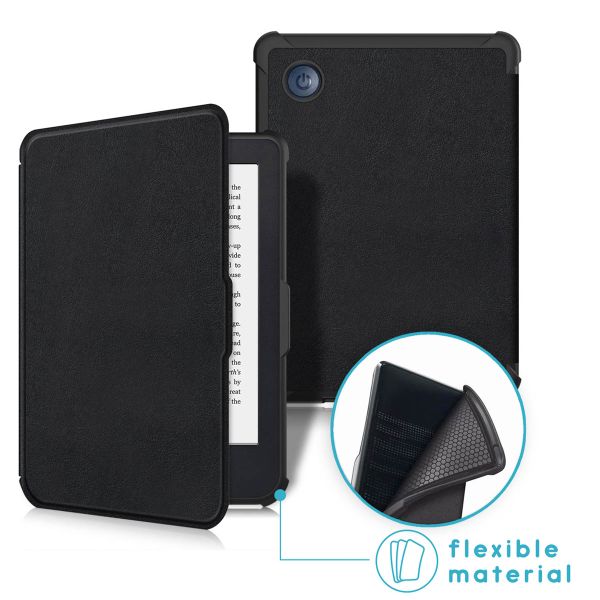 imoshion Slim Soft Case Sleepcover für das Kobo Clara 2E / Tolino Shine 4 - Schwarz