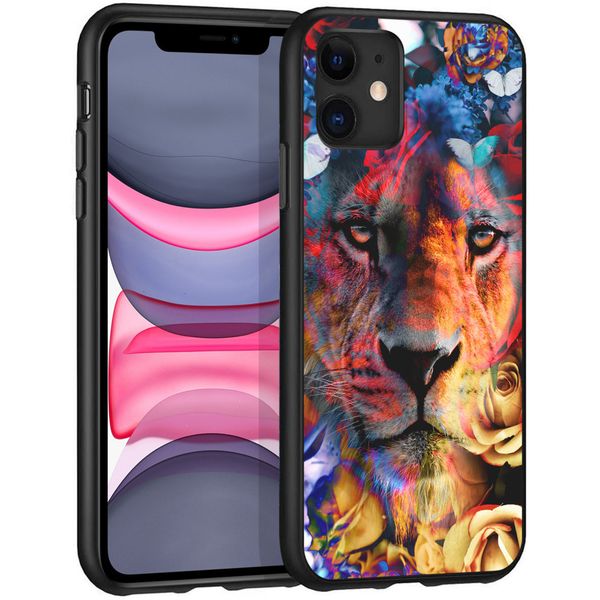 imoshion Design Hülle iPhone 11 - Dschungel - Löwe